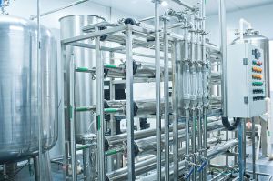 Pharmaceutical manufacturing water treatment